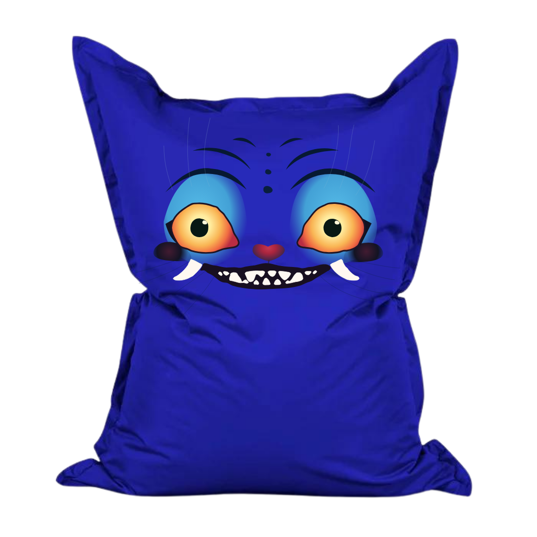 Pouf Belly Pop con grafica Derpy Tiger