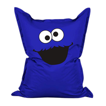 Pouf Belly Pop con grafica Cookie Monster