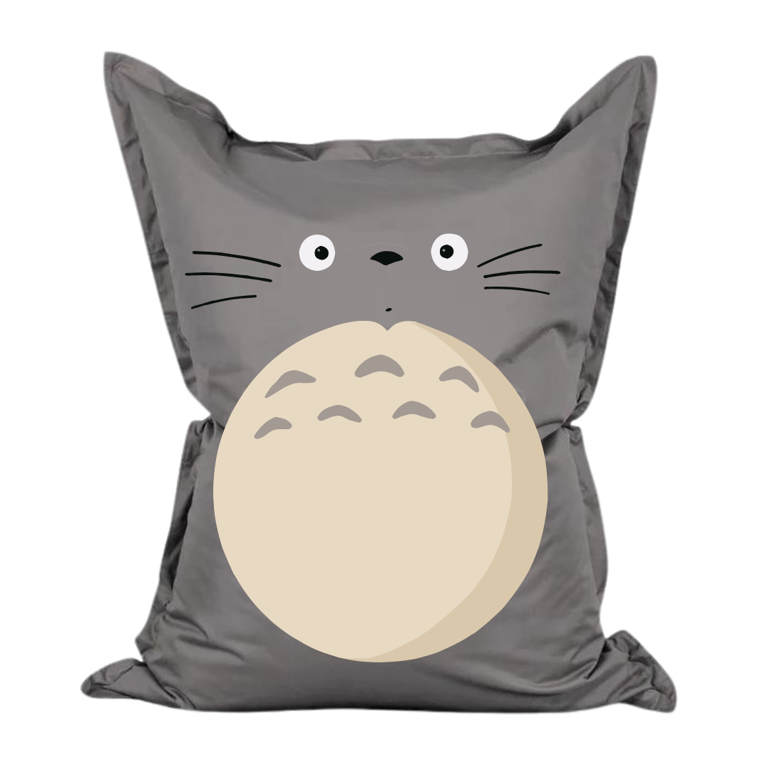 Pouf Belly Pop con grafica Totoro