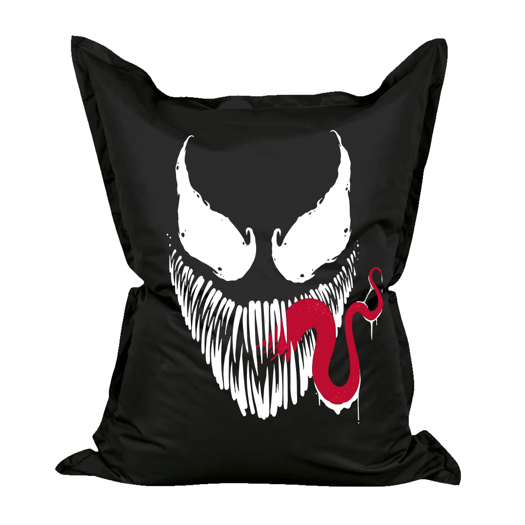 Pouf Belly Pop con grafica Venom