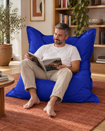 Pouf Belly - Blu - ambientazione