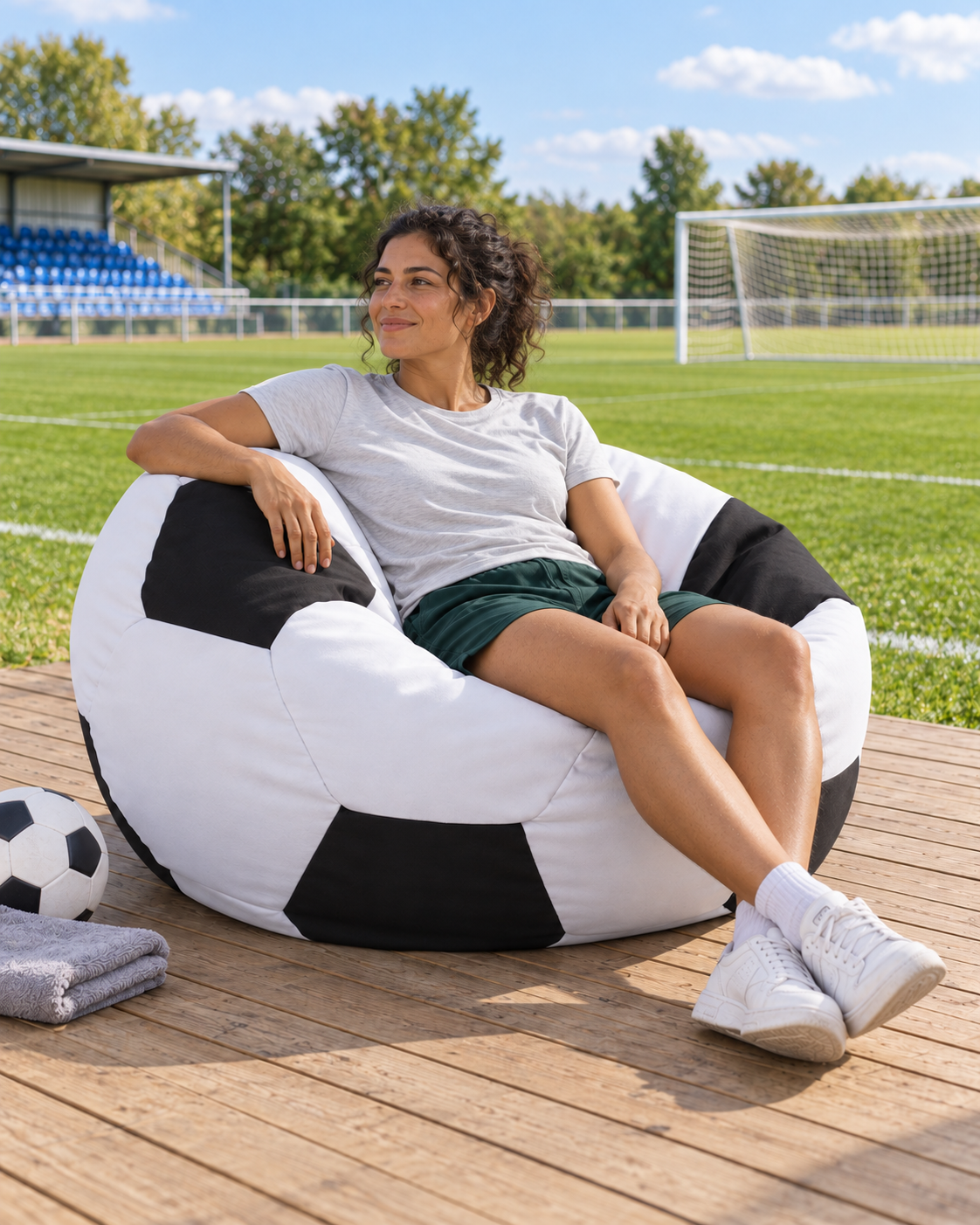 Pouf Belly - Calcio - ambientazione